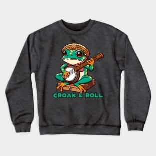 Banjo frog Crewneck Sweatshirt